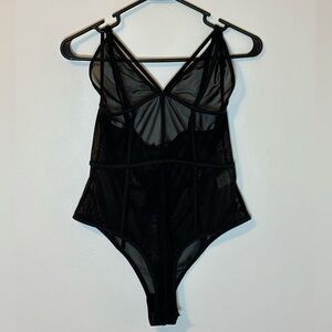 Fashion Nova Sheer Bodysuit Whimsigoth Lingerie NWT